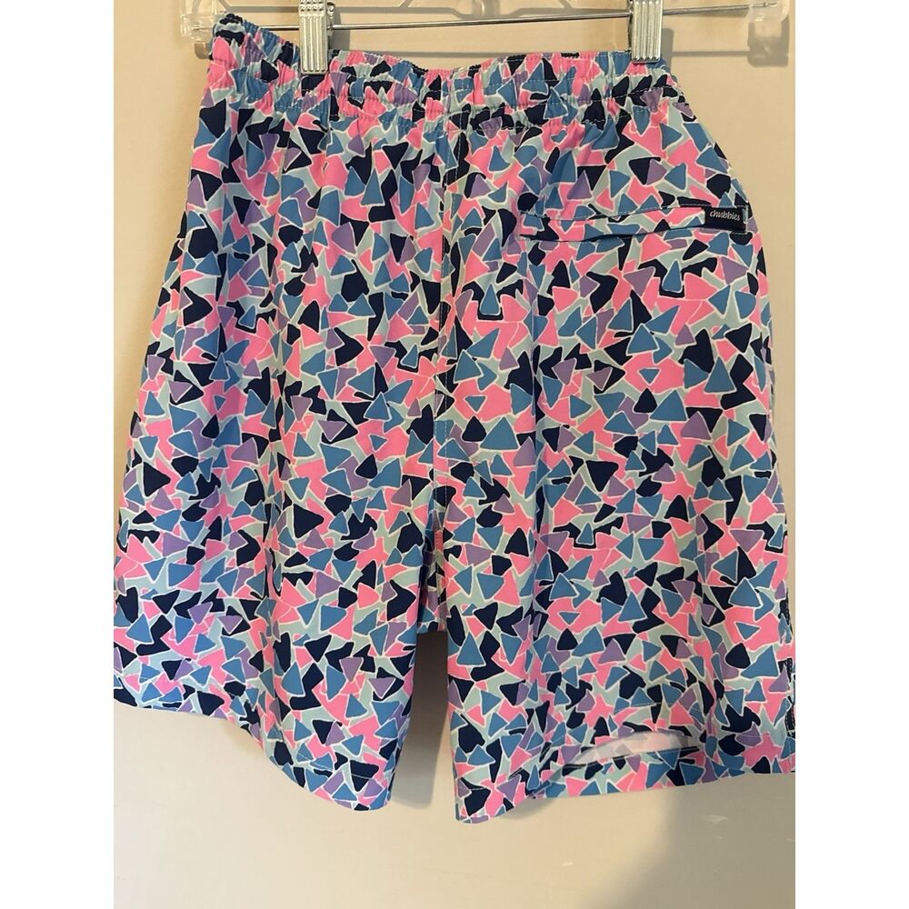 Chubbies Mens Geometric Print Swim Shorts Trunks Size Medium - Picture 3 of 4
